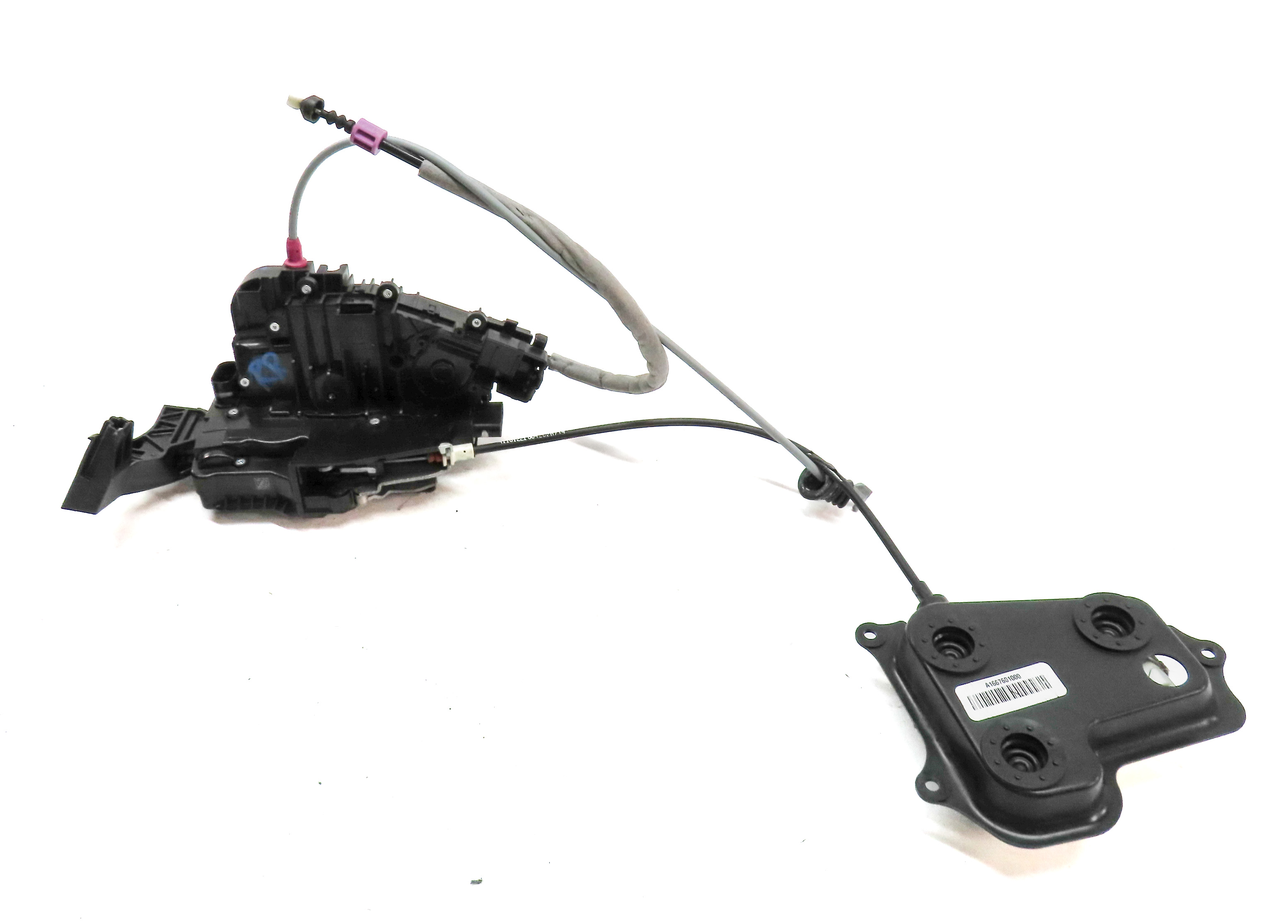 13-15 MERCEDES GL CLASS (X166) REAR RIGHT LOCK LATCH ACTUATOR & SOFT CLOSE MOTOR — exact item pictured
